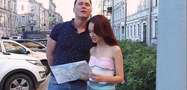  Casual Teen Sex - Teen redhead Michelle Can sex in a big city